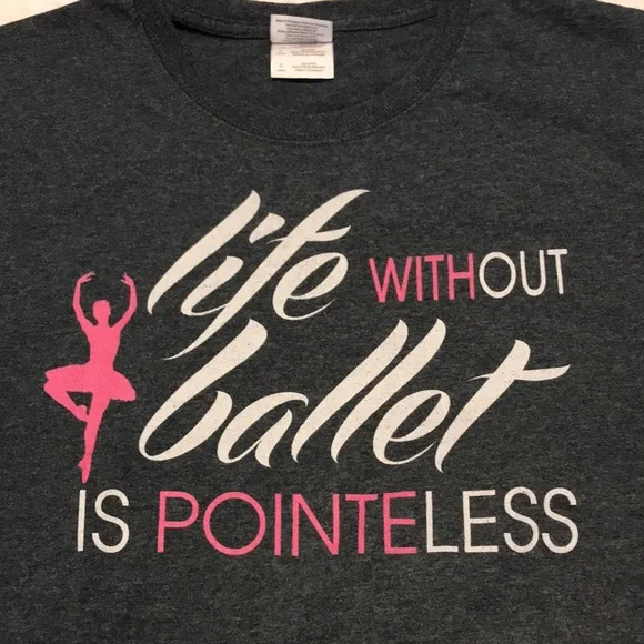 ‼️LAST DAY‼️ LIKE-NEW GILDAN ULTRA COTTON BALLET T-SHIRT - Picture 3 of 7